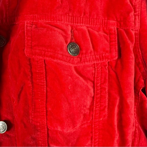 The Territory Ahead Velvet Red Botton Up Jacket Size XL - Picture 2 of 11
